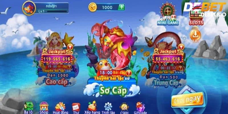 Truy cập siêu phẩm bắn cá H5 hấp dẫn tại Debet